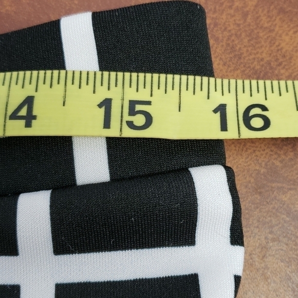 NEW Direction Window Pane Black & White Pants L - Picture 6 of 12